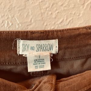 Corduroy Button Up Mini Skirt